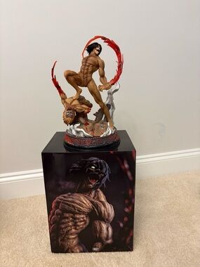 Limited Edition Yoyo Studio Attack On Titan Eren Yeager Figure (18x9 Inch)